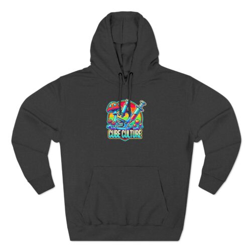 Cube Culture Colorful Research Fleece Hoodie - Image 6