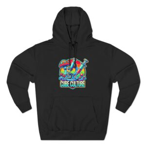 Cube Culture Colorful Research Fleece Hoodie