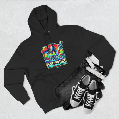 Cube Culture Colorful Research Fleece Hoodie - Image 4