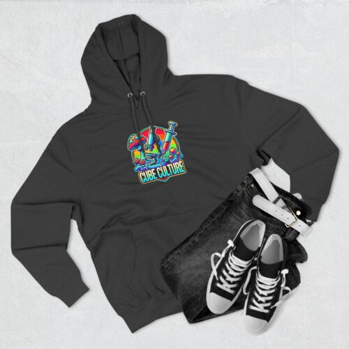 Cube Culture Colorful Research Fleece Hoodie - Image 8