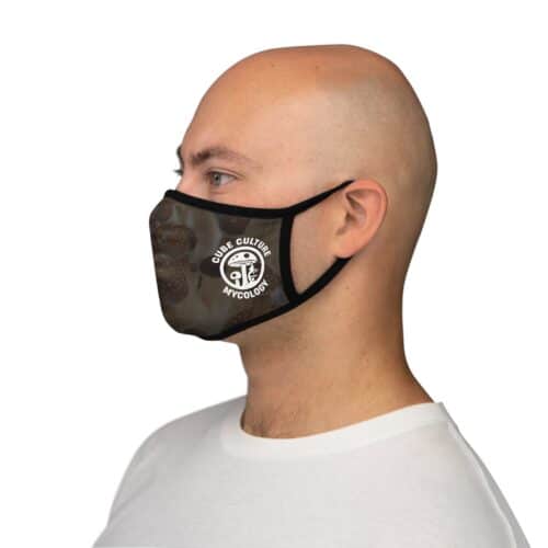 Cube Culture Mushroom Print Fitted Face Mask - Image 3