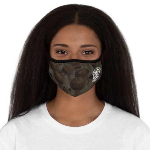 Cube Culture Mushroom Print Fitted Face Mask - Image 4