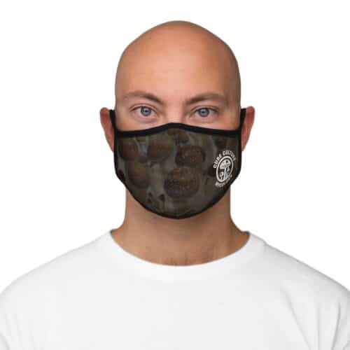 Cube Culture Mushroom Print Fitted Face Mask - Image 2