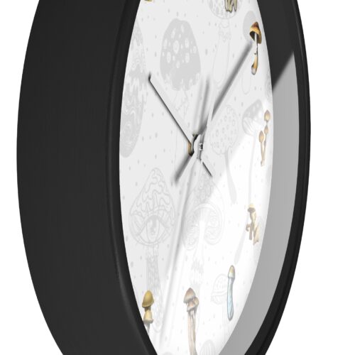Cube Culture Created - Whimsical Mushroom Varieties Wall Clock - Cubensis Inspired - Image 5