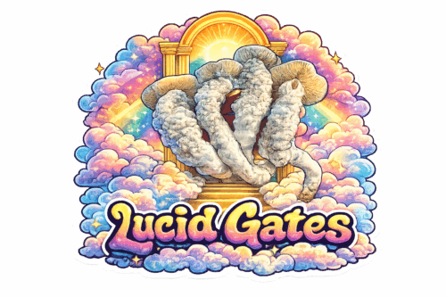 Lucid Gates – Genuine Isolated P. Cubensis Genetics Mushroom Liquid Culture (Pearly Gates X Melmac) - Image 4