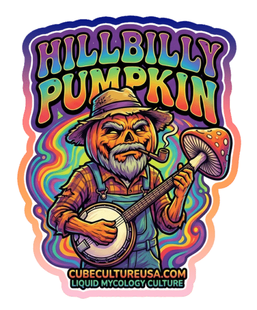 Hillbilly Pumpkin – Genuine Isolated P. Cubensis Genetics Mushroom Liquid Culture (The Bulbous “Pumpkin”) - Image 2